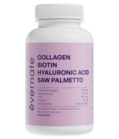 Evernate Hair, Skin & Nails Collagen, Biotin & Saw Palmetto