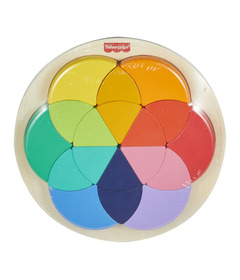 Fisher-Price Wooden Color Wheel Puzzle