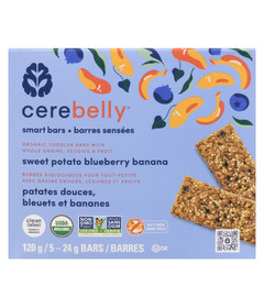 Cerebelly Organic Smart Bar Sweet Potato Blueberry Banana