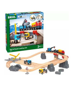 BRIO Rail & Road Loading Set