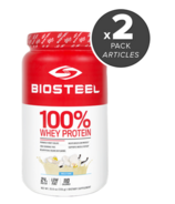 Lot de BioSteel 100% Whey Protein Vanille
