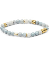 Scout Curated Wears Intermix Stone Stacking Bracelet Blue Howlite