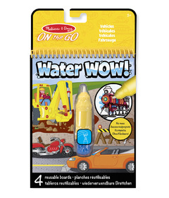 Melissa & Doug Water WOW! Vehicles On-The-Go