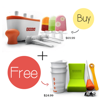 Zoku Quick Pop Maker with a FREE Zoku Tool Kit Zoku Quick Pop Maker with a FREE Zoku Tool Kit