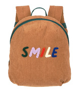 Lassig Little Gang Tiny Backpack Cord Smile Camel