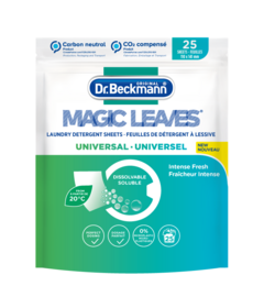 Dr. Beckmann Magic Leaves Universal Laundry Detergent Sheets Intense Fresh