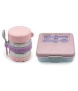 Melii Bento Box & Food Jar Pink Bundle