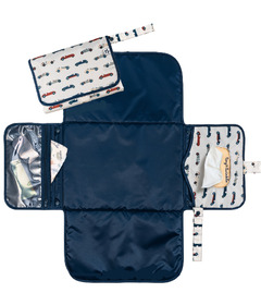Tiny Twinkle Portable Diaper Changing Pad Vintage Cars