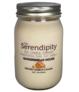 Serendipity Candles Mason Jar Gingerbread House