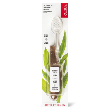 Radius Source Toothbrush with Medium Bristles Radius Source Toothbrush with Medium Bristles