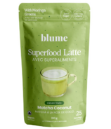 Mélange pour latte au matcha et à la noix de coco Blume Superfood