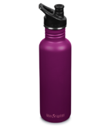 Klean Kanteen Classic Bottle with Sport Cap Purple Potion
