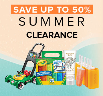 Save up to 50% Summer Clearance