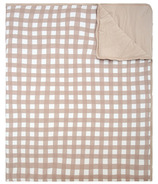 Belan.J Child Blanket Taupe Plaid Oatmeal 1.0 TOG