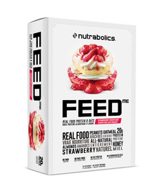 Nutrabolics Feed Bar Original Strawberry Shortcake