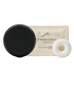 Vitruvi Drive Air Freshener Vent Clip & Scent Refill Warm Vanilla Bundle