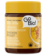 GoBIO! Low Sodium Organic Chicken Broth Powder