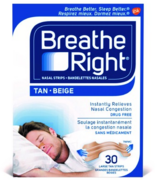 Breathe Right Tan Large Nasal Strips 