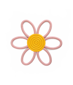 Baby Bliss Flower Teether Rose