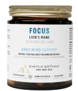 Eversio Wellness FOCUS extrait de champignons crinière de lion Daily Mind Support