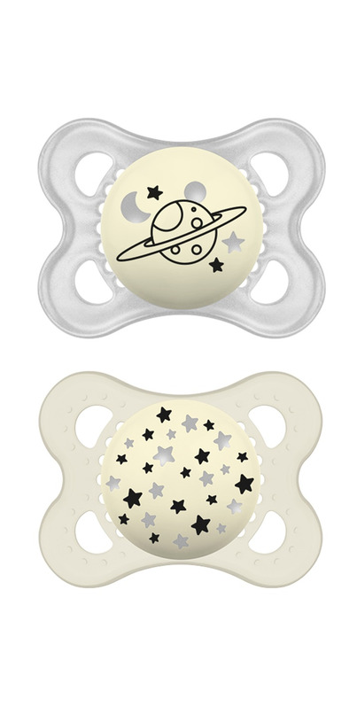 Grey Mam Pacifier Buy MAM Glow in the Dark Night Pacifiers Set Astro Grey and Clear at ...