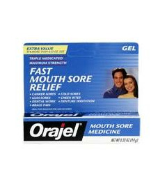 Orajel Mouth Sore Medicine Gel