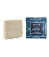 Maroma Men's Aromatic Bar Soap Orange Patchouli