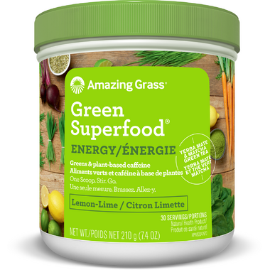 Amazing Grass Green SuperFood High Energy Lemon Lime Amazing Grass Green SuperFood High Energy Lemon Lime