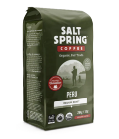 Salt Spring Coffee Peru Medium Roast Ground Coffee