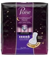 Poise Overnight Pads Ultimate Absorbency 