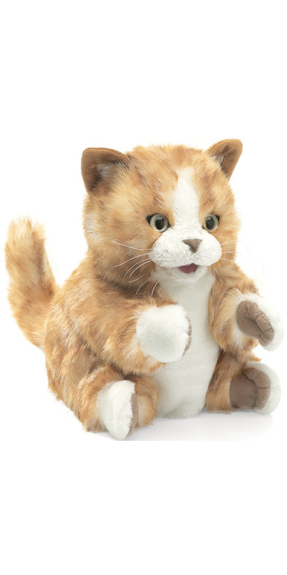 Buy Folkmanis Puppets Orange Tabby Kitten Puppet At Well.ca 