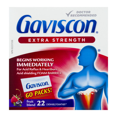 Buy Gaviscon Extra Strength Tablets Fruit Blend from Canada at Well.ca