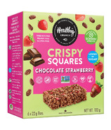 Healthy Crunch Rice Crispy Squares Chocolate Strawberry