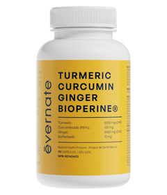 Evernate Joint & Inflammation Turmeric, Curcumin & Ginger