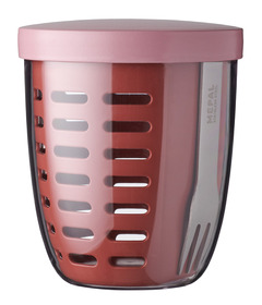 Mepal Ellipse Fruit & Veggie Pot Vivid Mauve