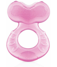 Nuby Teethe-Eez Soft Silicone Fish Teether - Pink