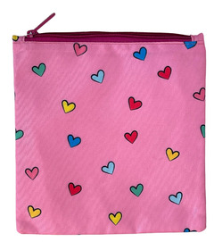 Yumbox Pochette Reusable Snack Bag with Zipper Hearts
