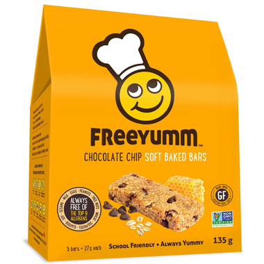 FreeYumm Chocolate Chip Oat Bars FreeYumm Chocolate Chip Oat Bars