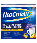 NeoCitran Extra Strength Total Cold Night Miel et Citron