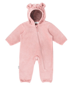 Jan & Jul Baby Fleece Suit Dusty Pink