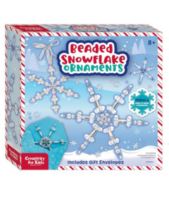 image of Creativity for Kids Beaded Snowflake Ornaments with sku:336638