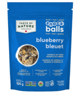 Taste of Nature Organic Snack Balls Blueberry (goût de la nature)