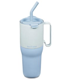 Klean Kanteen Rise Tumbler with Flip Straw Lid Ice Blue