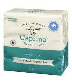 Caprina Bar Soap With Goat's Milk Fragrance Free