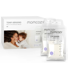 Momcozy 180ml Breastmilk Bag with Colour Changing Temperature Indicator