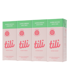 tili Super Greens Juice Box Mixed Berry