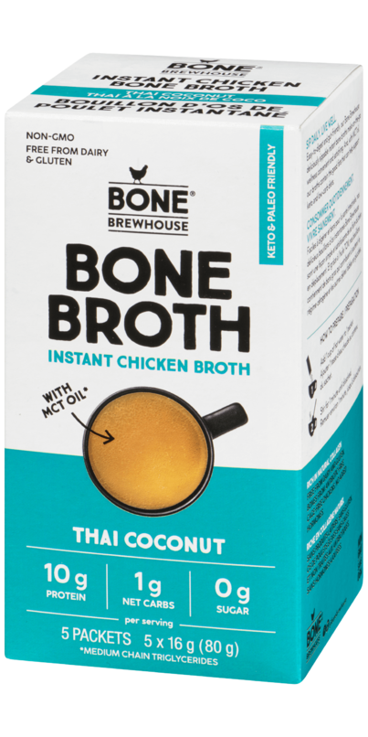 Buy Bone Brewhouse Thai Coconut Instant Chicken Bone Broth at Well.ca ...