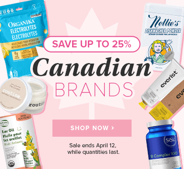 Save up to 25% on Canadian Brands 