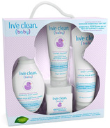 Live Clean Baby ensemble cadeau des essentiels pour les soins de la peau apaisants