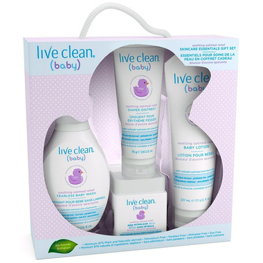 Live Clean Baby Soothing Relief Starter Gift Set Live Clean Baby Soothing Relief Starter Gift Set